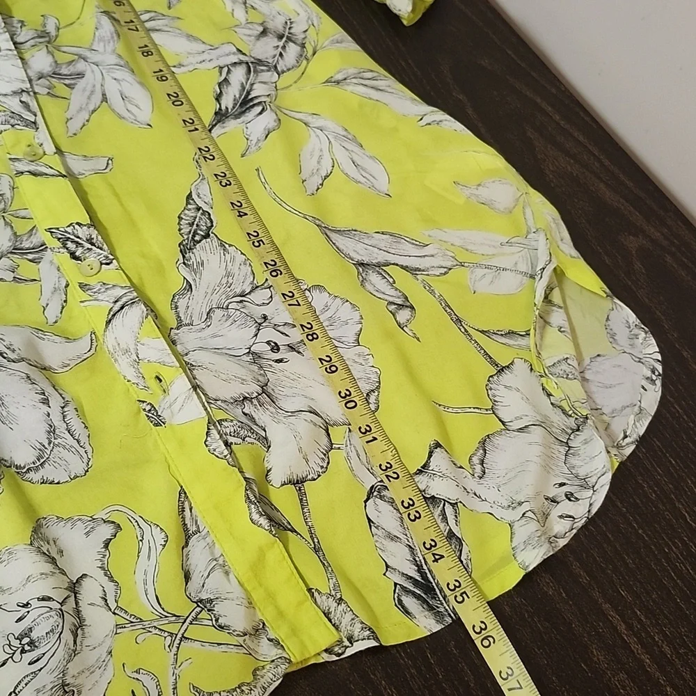 Noen Floral Shirt Dress Mini Size 8 Viscose